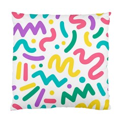 Abstract Pop Art Seamless Pattern Cute Background Memphis Style Standard Cushion Case (one Side) by BangZart