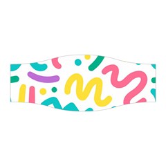 Abstract Pop Art Seamless Pattern Cute Background Memphis Style Stretchable Headband by BangZart