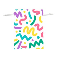 Abstract Pop Art Seamless Pattern Cute Background Memphis Style Lightweight Drawstring Pouch (m) by BangZart