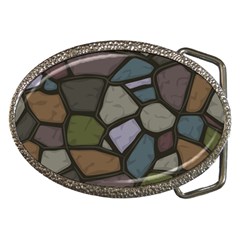 Cartoon Colored Stone Seamless Background Texture Pattern   Belt Buckles by BangZart