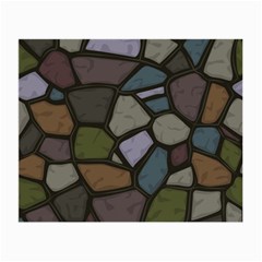 Cartoon Colored Stone Seamless Background Texture Pattern   Small Glasses Cloth by BangZart