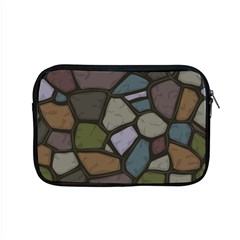 Cartoon Colored Stone Seamless Background Texture Pattern   Apple Macbook Pro 15  Zipper Case by BangZart