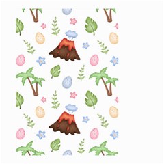 Cute Palm Volcano Seamless Pattern Small Garden Flag (two Sides) by BangZart