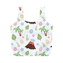 Cute Palm Volcano Seamless Pattern Full Print Recycle Bag (m) by BangZart