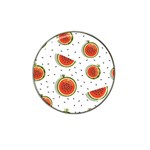 Seamless-background-pattern-with-watermelon-slices Hat Clip Ball Marker (10 pack) Front