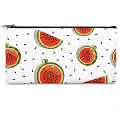 Seamless-background-pattern-with-watermelon-slices Pencil Case by BangZart