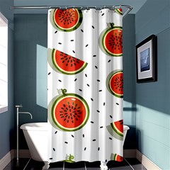 Seamless-background-pattern-with-watermelon-slices Shower Curtain 36  X 72  (stall)  by BangZart