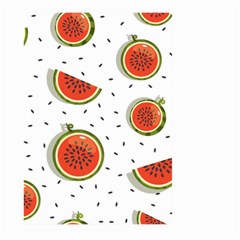 Seamless-background-pattern-with-watermelon-slices Large Garden Flag (two Sides) by BangZart