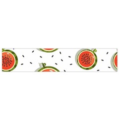 Seamless-background-pattern-with-watermelon-slices Small Flano Scarf