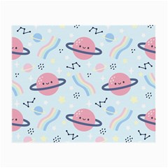 Cute Planet Space Seamless Pattern Background Small Glasses Cloth by BangZart