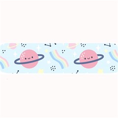 Cute Planet Space Seamless Pattern Background Large Bar Mats by BangZart