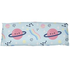 Cute Planet Space Seamless Pattern Background Body Pillow Case (dakimakura) by BangZart