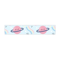 Cute Planet Space Seamless Pattern Background Flano Scarf (mini)