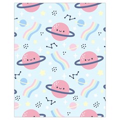 Cute Planet Space Seamless Pattern Background Drawstring Bag (small) by BangZart