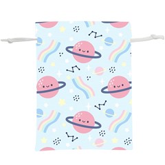 Cute Planet Space Seamless Pattern Background  Lightweight Drawstring Pouch (xl) by BangZart