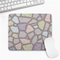 Cartoon Colored Stone Seamless Background Texture Pattern Large Mousepads by BangZart