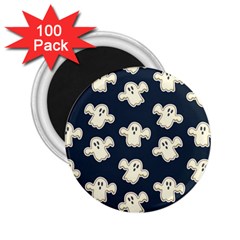 Hand Drawn Ghost Pattern 2 25  Magnets (100 Pack)  by BangZart