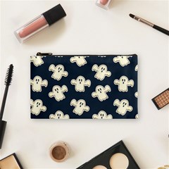 Hand Drawn Ghost Pattern Cosmetic Bag (small) by BangZart