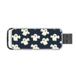 Hand drawn ghost pattern Portable USB Flash (Two Sides) Front