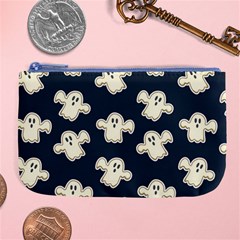 Hand Drawn Ghost Pattern Large Coin Purse by BangZart