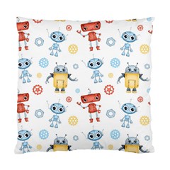 Cute Cartoon Robots Seamless Pattern Standard Cushion Case (two Sides) by BangZart