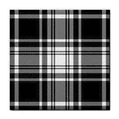 Pixel Background Design Modern Seamless Pattern Plaid Square Texture Fabric Tartan Scottish Textile Tile Coaster by BangZart