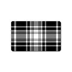 Pixel Background Design Modern Seamless Pattern Plaid Square Texture Fabric Tartan Scottish Textile Magnet (name Card) by BangZart