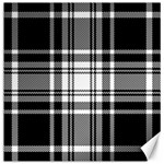 Pixel background design modern seamless pattern plaid square texture fabric tartan scottish textile Canvas 12  x 12  11.4 x11.56  Canvas - 1