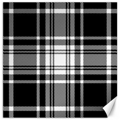 Pixel Background Design Modern Seamless Pattern Plaid Square Texture Fabric Tartan Scottish Textile Canvas 20  X 20  by BangZart