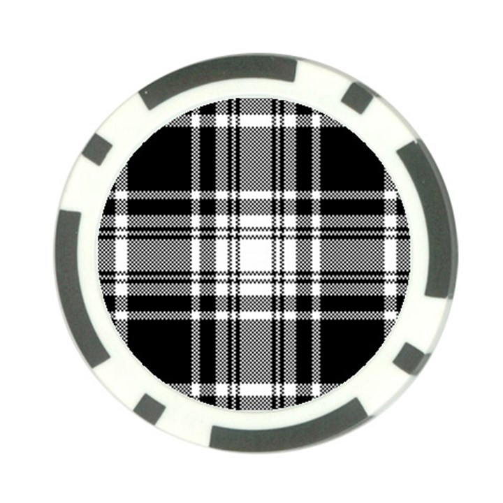 Pixel background design modern seamless pattern plaid square texture fabric tartan scottish textile Poker Chip Card Guard