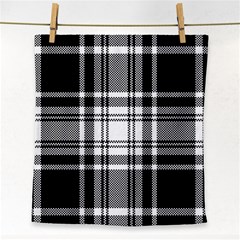 Pixel Background Design Modern Seamless Pattern Plaid Square Texture Fabric Tartan Scottish Textile Face Towel by BangZart