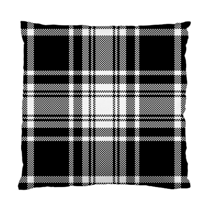 Pixel background design modern seamless pattern plaid square texture fabric tartan scottish textile Standard Cushion Case (Two Sides)