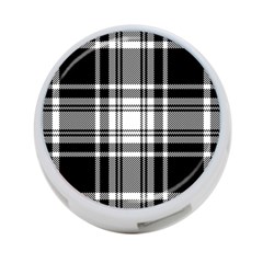 Pixel Background Design Modern Seamless Pattern Plaid Square Texture Fabric Tartan Scottish Textile 4-port Usb Hub (one Side)