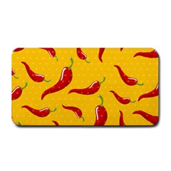 Chili Vegetable Pattern Background Medium Bar Mats by BangZart