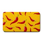 Chili vegetable pattern background Medium Bar Mats 16 x8.5  Bar Mat