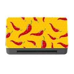 Chili Vegetable Pattern Background Memory Card Reader With Cf by BangZart