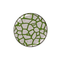 Cartoon Gray Stone Seamless Background Texture Pattern Green Hat Clip Ball Marker (4 Pack) by BangZart