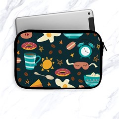 Seamless Pattern With Breakfast Symbols Morning Coffee Apple Ipad Mini Zipper Cases by BangZart