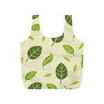 Leaf spring seamless pattern fresh green color nature Full Print Recycle Bag (S) Front