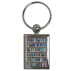 Bookshelf Key Chain (rectangle)