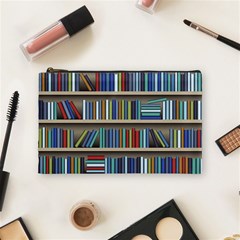 Bookshelf Cosmetic Bag (medium) by BangZart