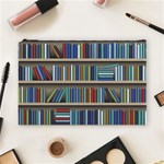 Bookshelf Cosmetic Bag (Large) Front