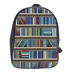 Bookshelf School Bag (xl) by BangZart