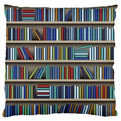 Bookshelf Standard Flano Cushion Case (one Side) by BangZart