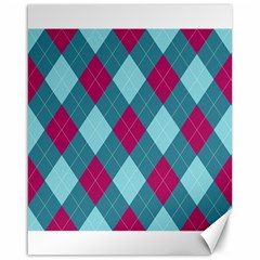 Argyle Pattern Seamless Fabric Texture Background Classic Argill Ornament Canvas 16  X 20 