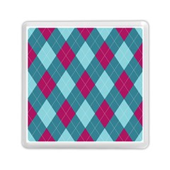 Argyle Pattern Seamless Fabric Texture Background Classic Argill Ornament Memory Card Reader (square) by BangZart