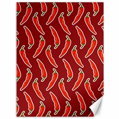 Chili Pattern Red Canvas 36  X 48  by BangZart