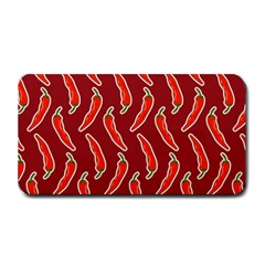 Chili Pattern Red Medium Bar Mats by BangZart