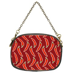 Chili Pattern Red Chain Purse (two Sides) by BangZart