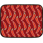 Chili pattern red Fleece Blanket (Mini) 35 x27  Blanket